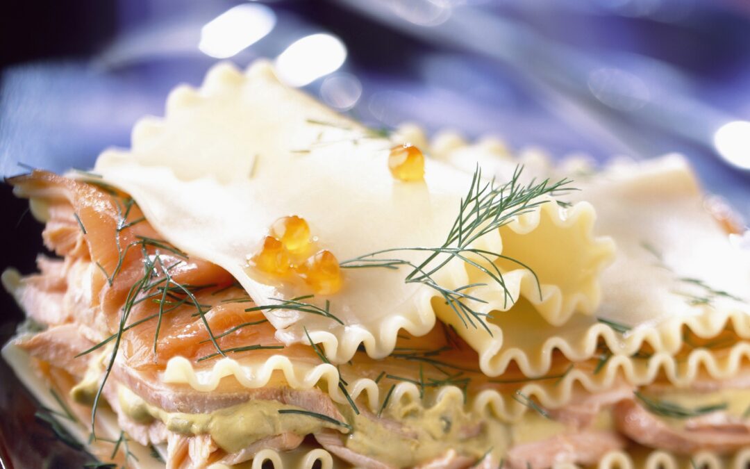 Lasagnes à l&rsquo;Emmental et au saumon