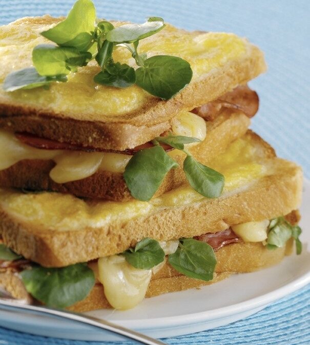 Croque Monsieur à l&rsquo;Emmental et au Bacon