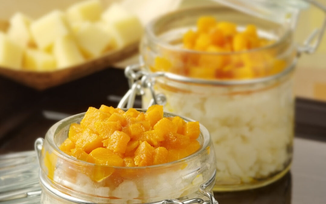Risotto des alpages lié au Gruyère, dés de potiron confit