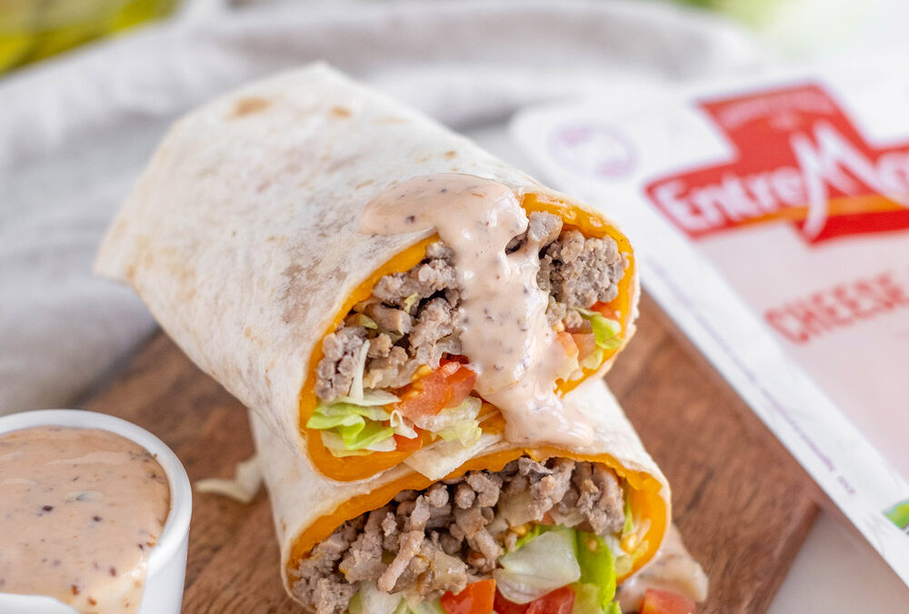 Cheeseburger wraps