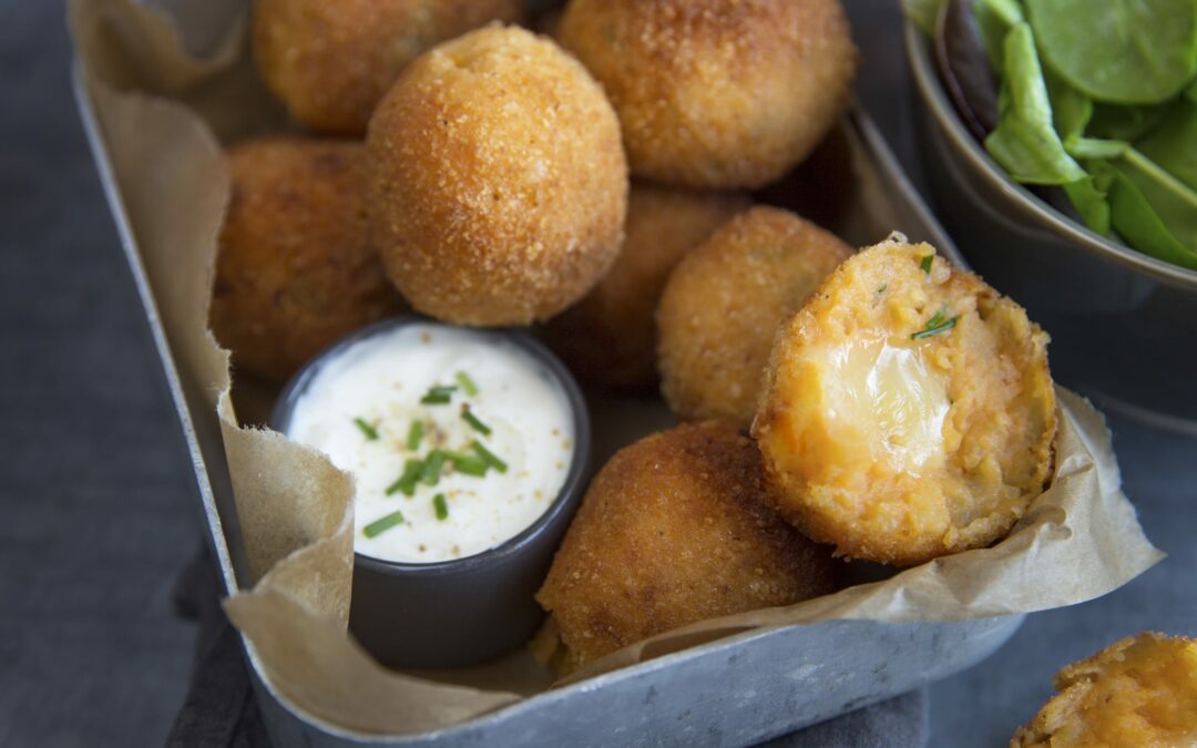 Croquettes de patate douce à la raclette Entremont