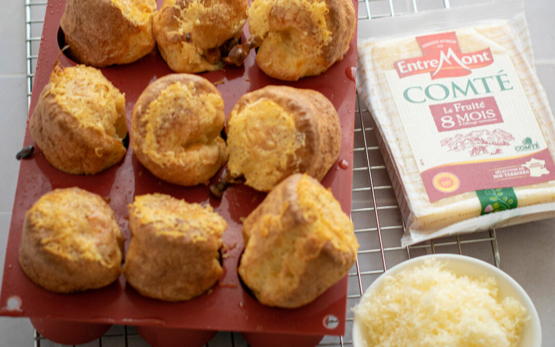 Yorkshire pudding met Entremont Comté Fruité