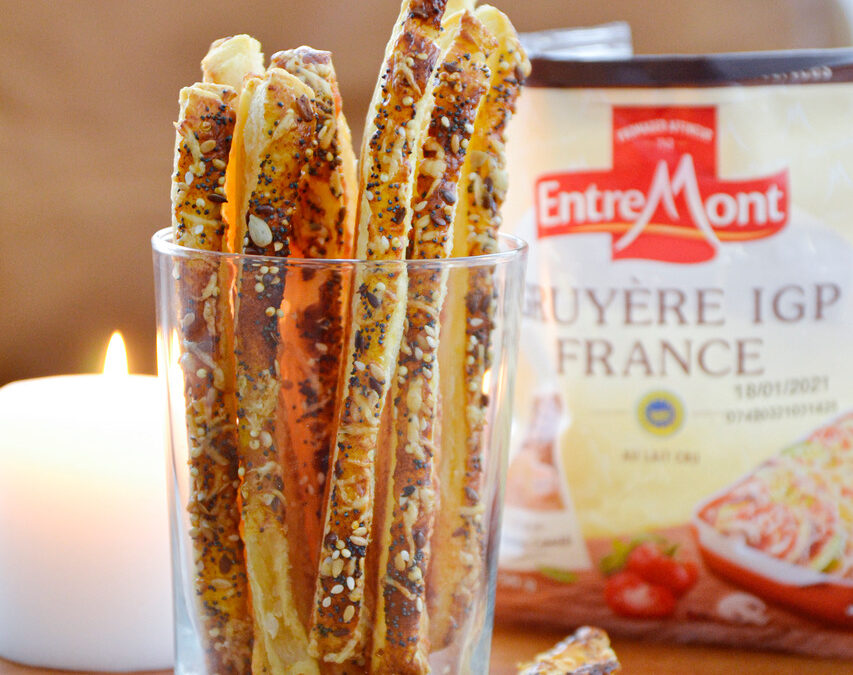 Feuilletés au fromage et paprika fumé