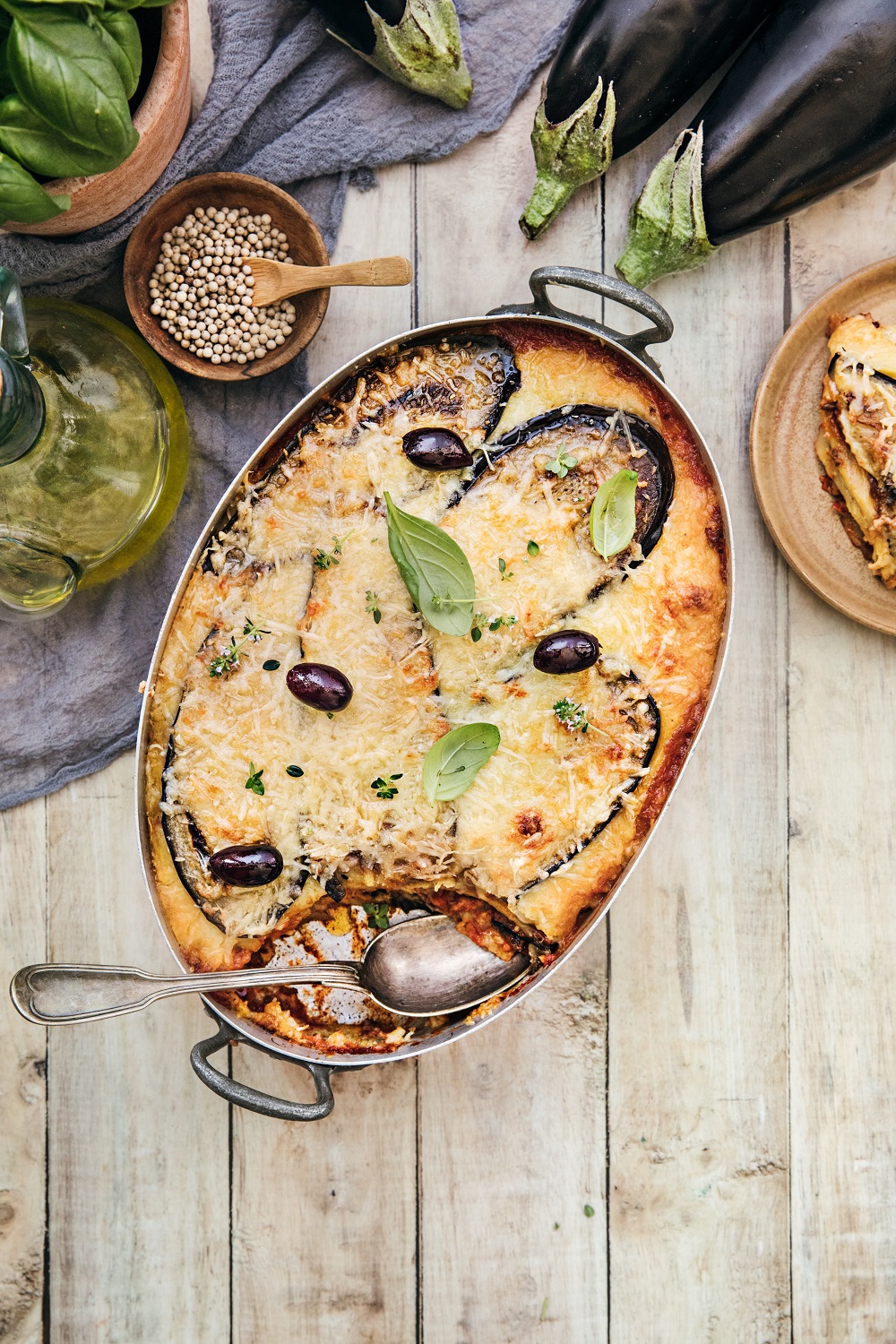 Lasagne met aubergines en Emmental Entremont Entremont Belgique