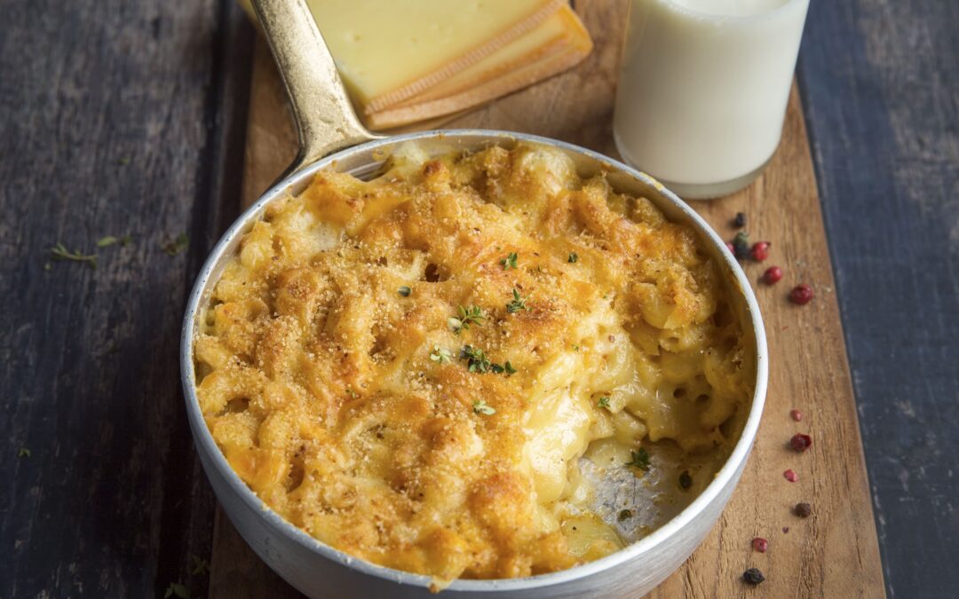 Mac and cheese à la raclette Entremont