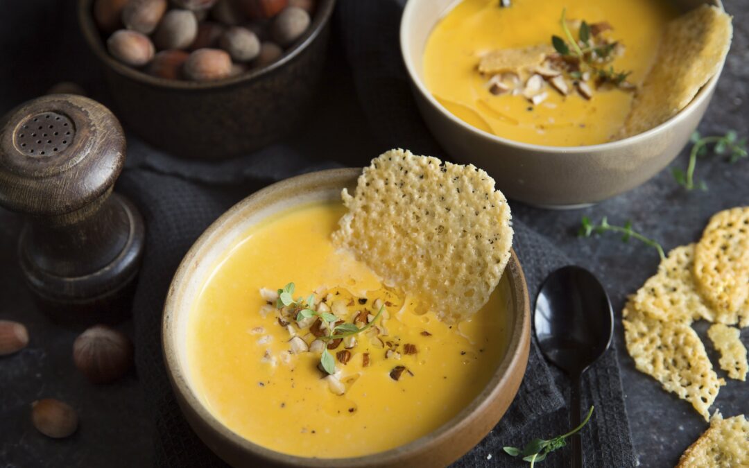 Velouté potimarron à la raclette Entremont
