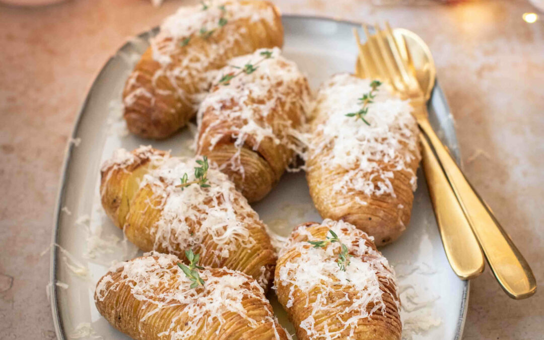 Hasselback aardappelen met Comté