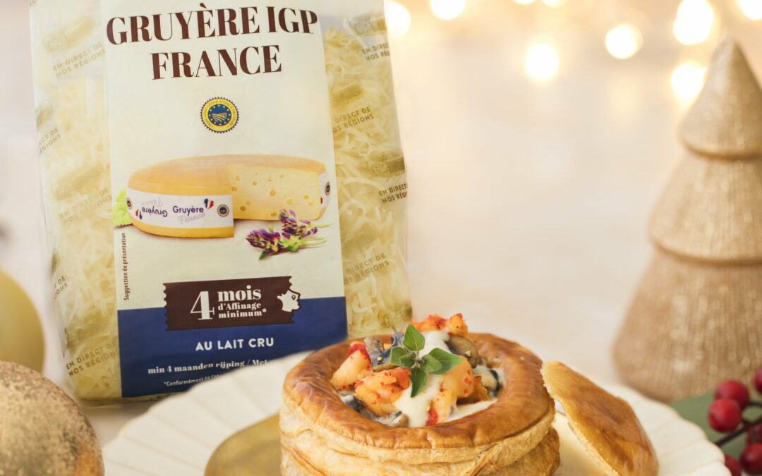 Vol au vent au gruyère râpé IGP France