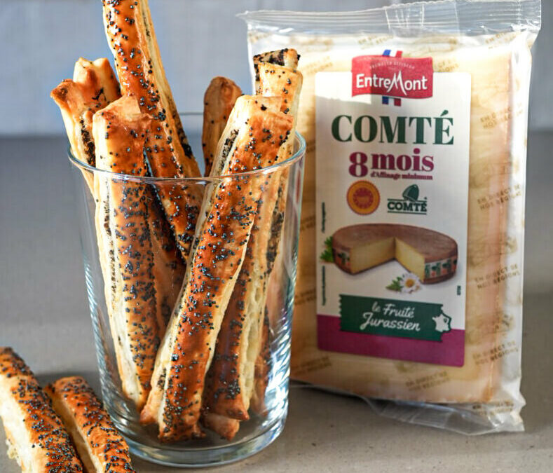 Bladerdeeghapjes met truffel en Comté BOP