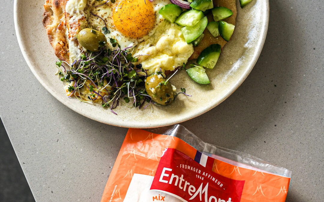 Oeufs au fromage et à la crème
