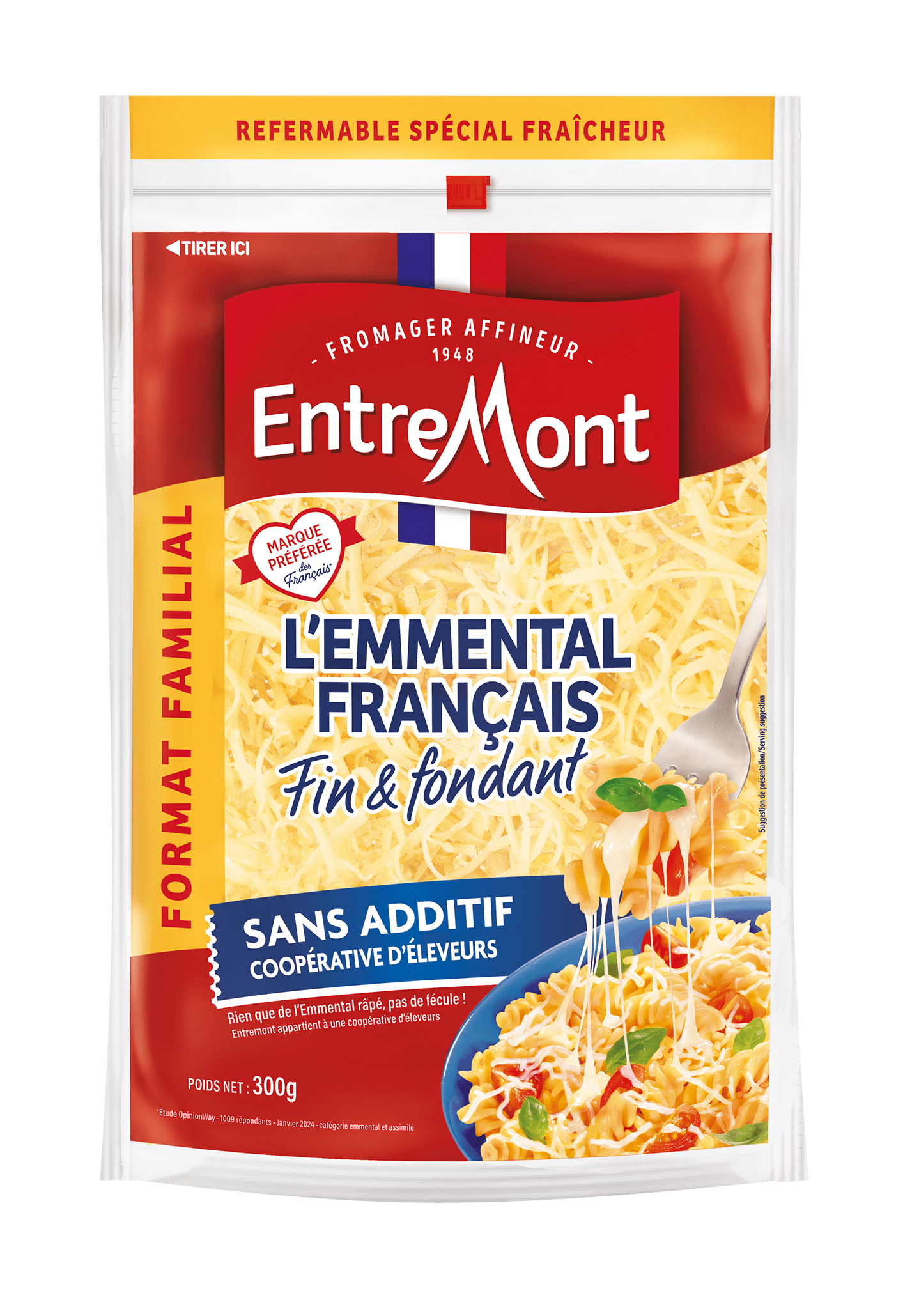 Râpé Emmental 300g Entremont