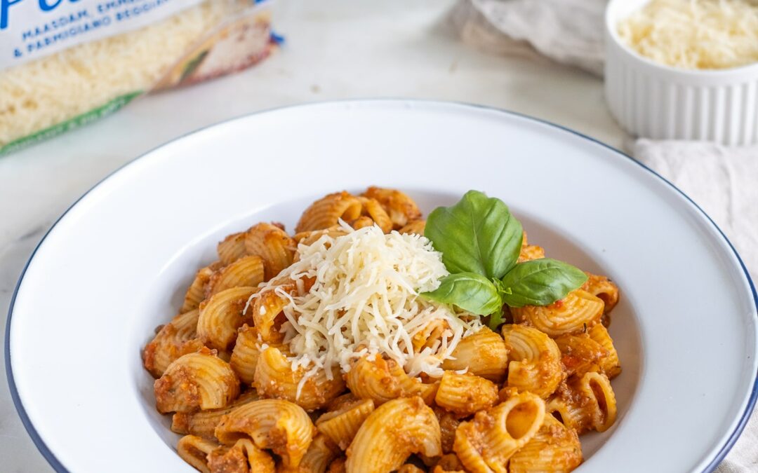 Pasta met verborgen groentjes