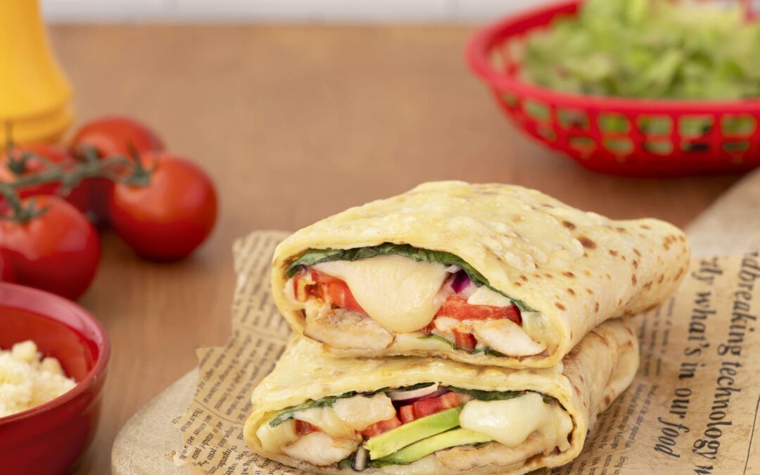 Crêpes façon tacos à l’emmental râpé Entremont  – Chandeleur