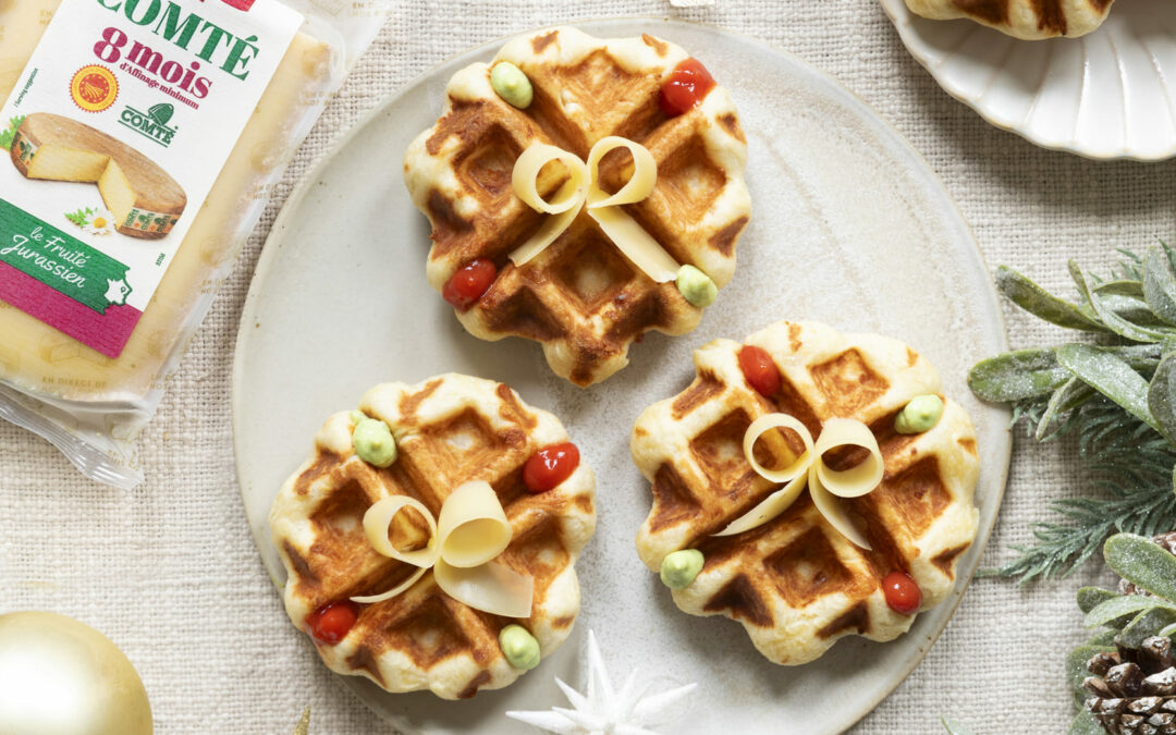 Wafels met Entremont Comté 8 maanden – Feestelijk