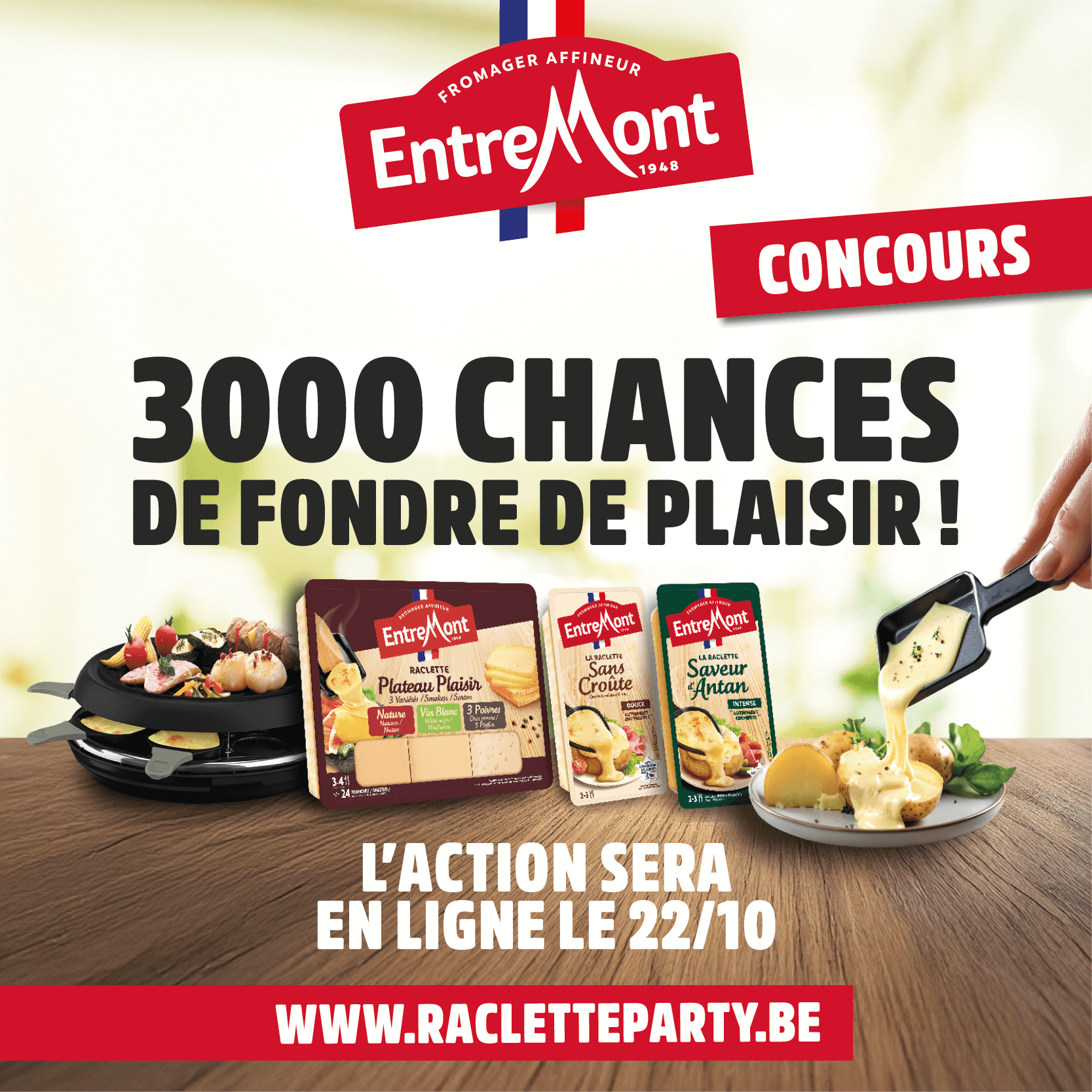 Entremont website raclette party 2025 FR