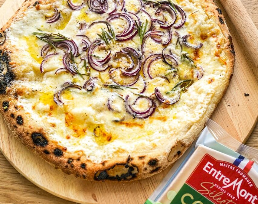 Pizza blanche au Comté